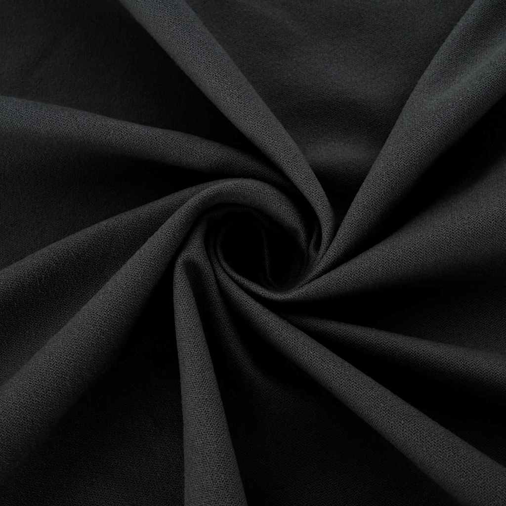 Kültéri Szék Törölközők 2 pcs Fekete 130 x 60 cm