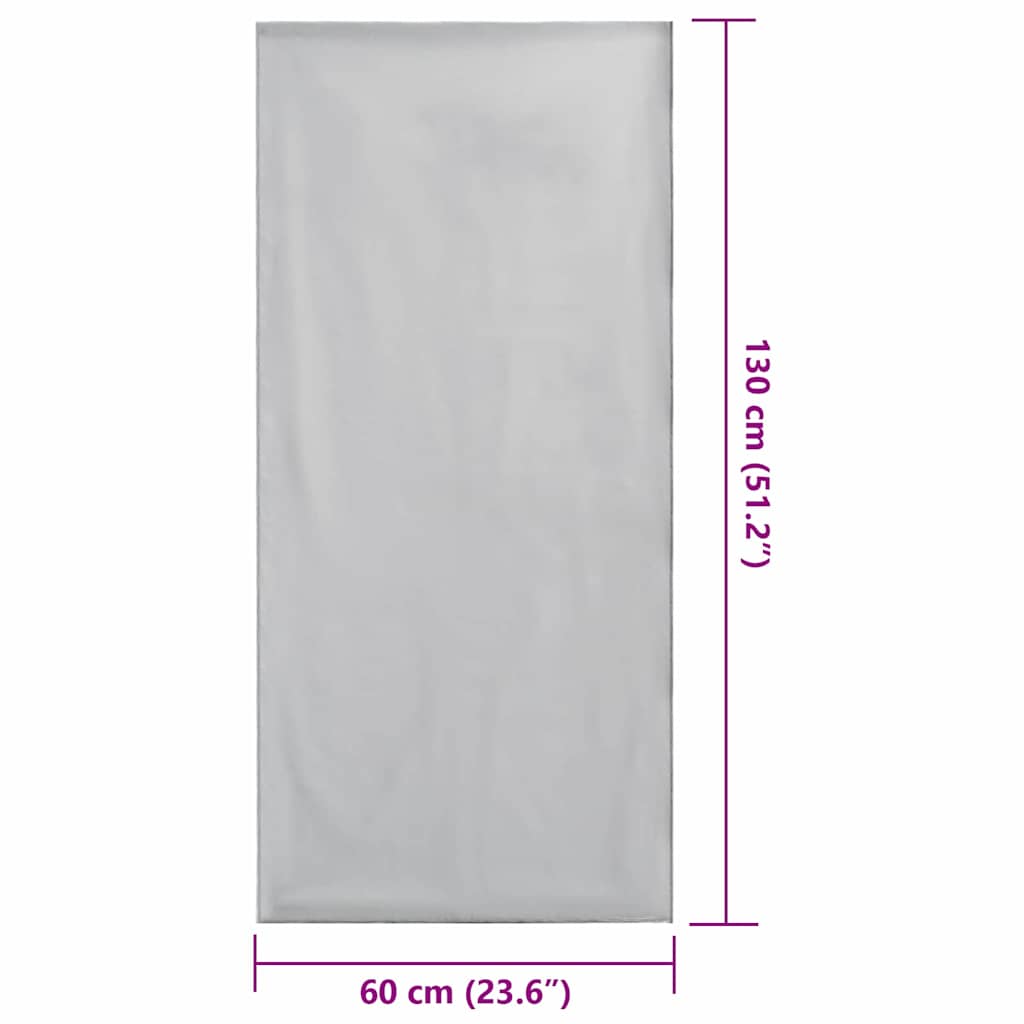 Kültéri Szék Törölközők 2 pcs Szürke 130 x 60 cm