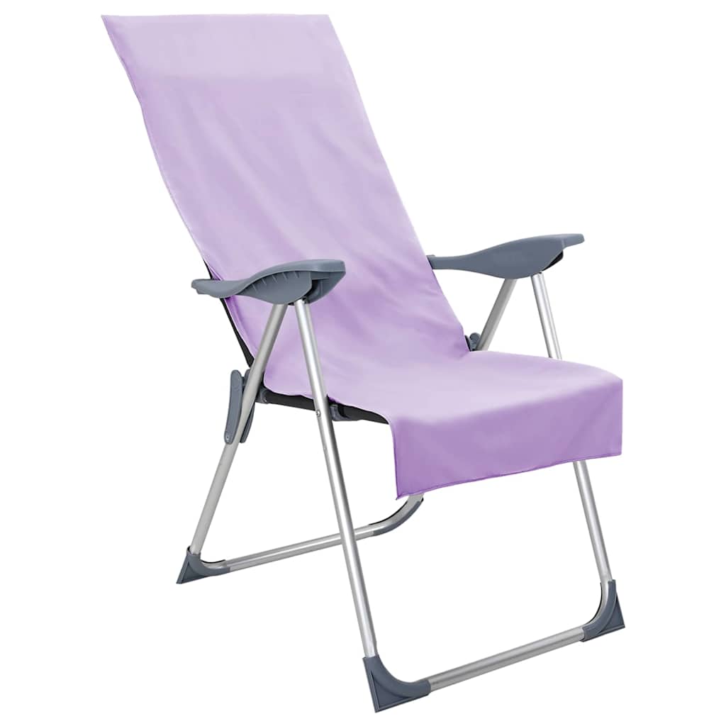 Kültéri Szék Törölközők 2 pcs Lila 130 x 60 cm