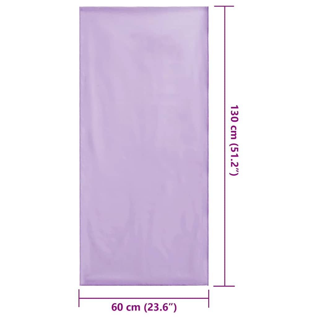 Kültéri Szék Törölközők 2 pcs Lila 130 x 60 cm