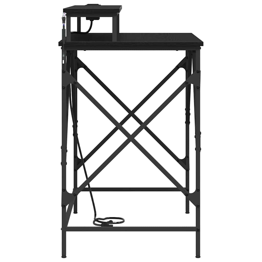 Asztal Fekete tölgy Szerelt Fa 100 x 50 x 86,5 cm