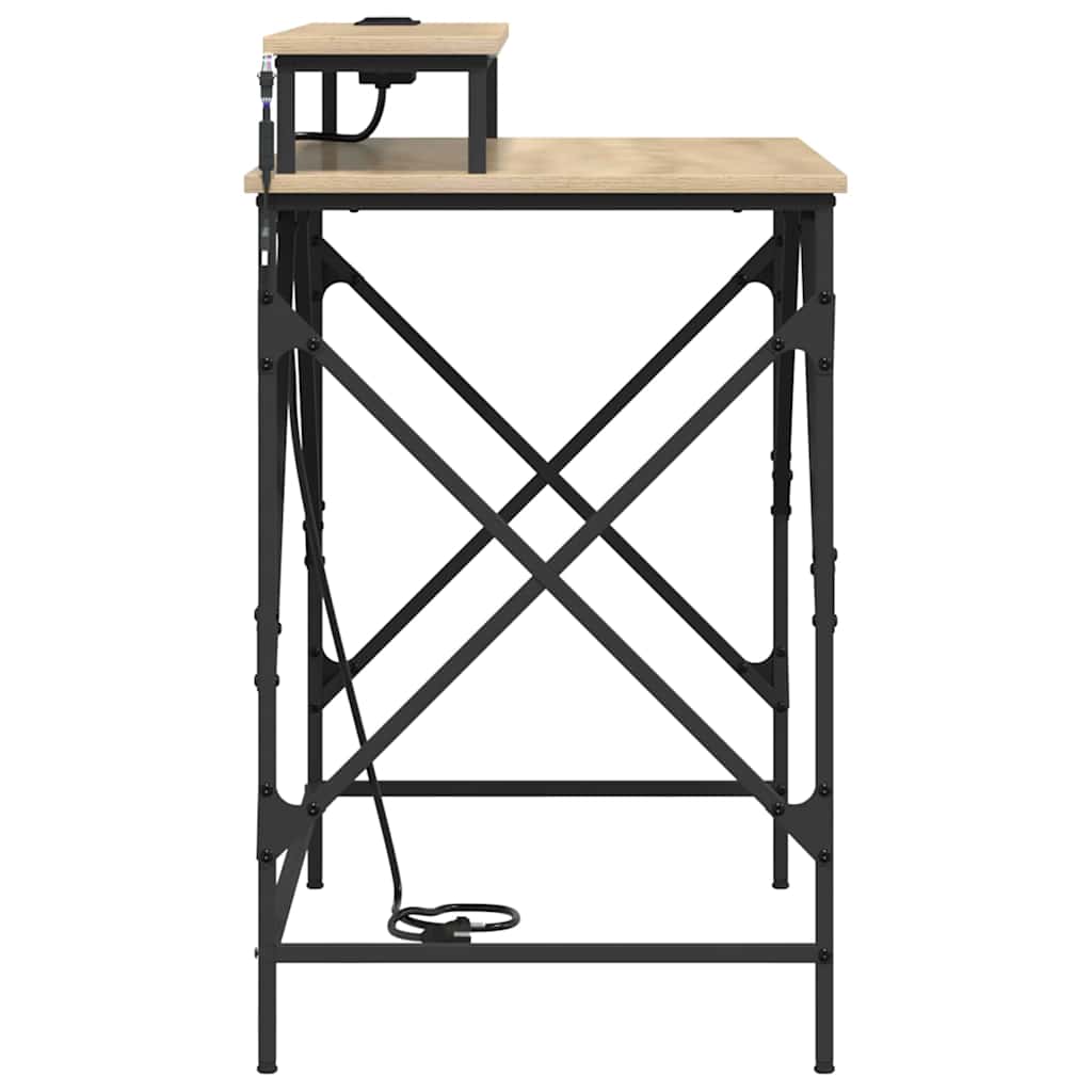 Asztal Sonoma tölgy Szerelt Fa 100 x 50 x 86,5 cm
