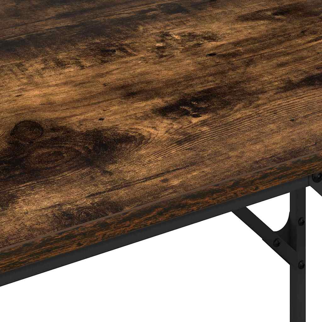Asztal Füstölt tölgy Szerelt Fa 100 x 50 x 86,5 cm