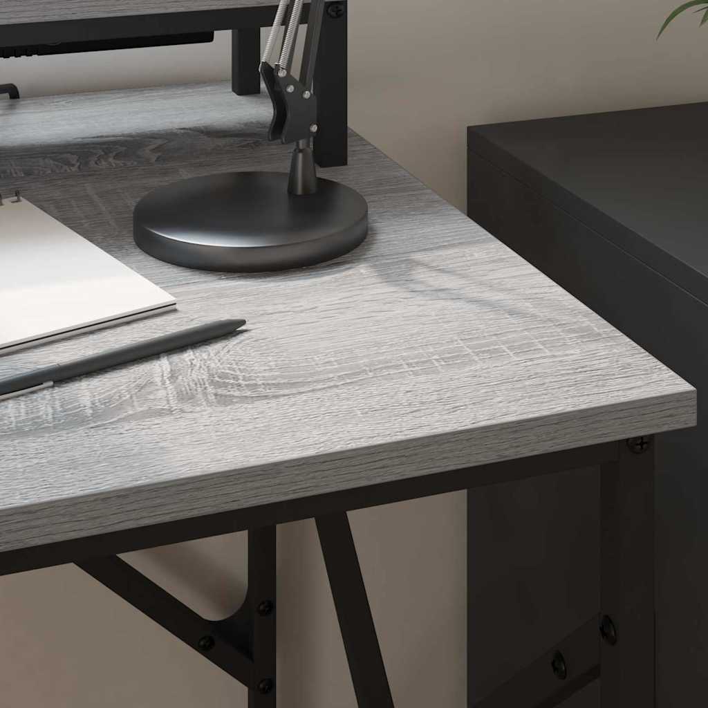Asztal Szürke Sonoma Szerelt Fa 100 x 50 x 86,5 cm