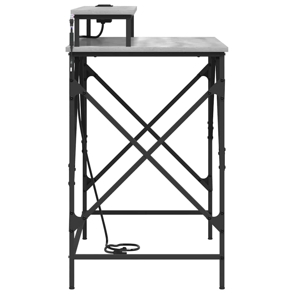 Asztal Szürke Sonoma Szerelt Fa 100 x 50 x 86,5 cm