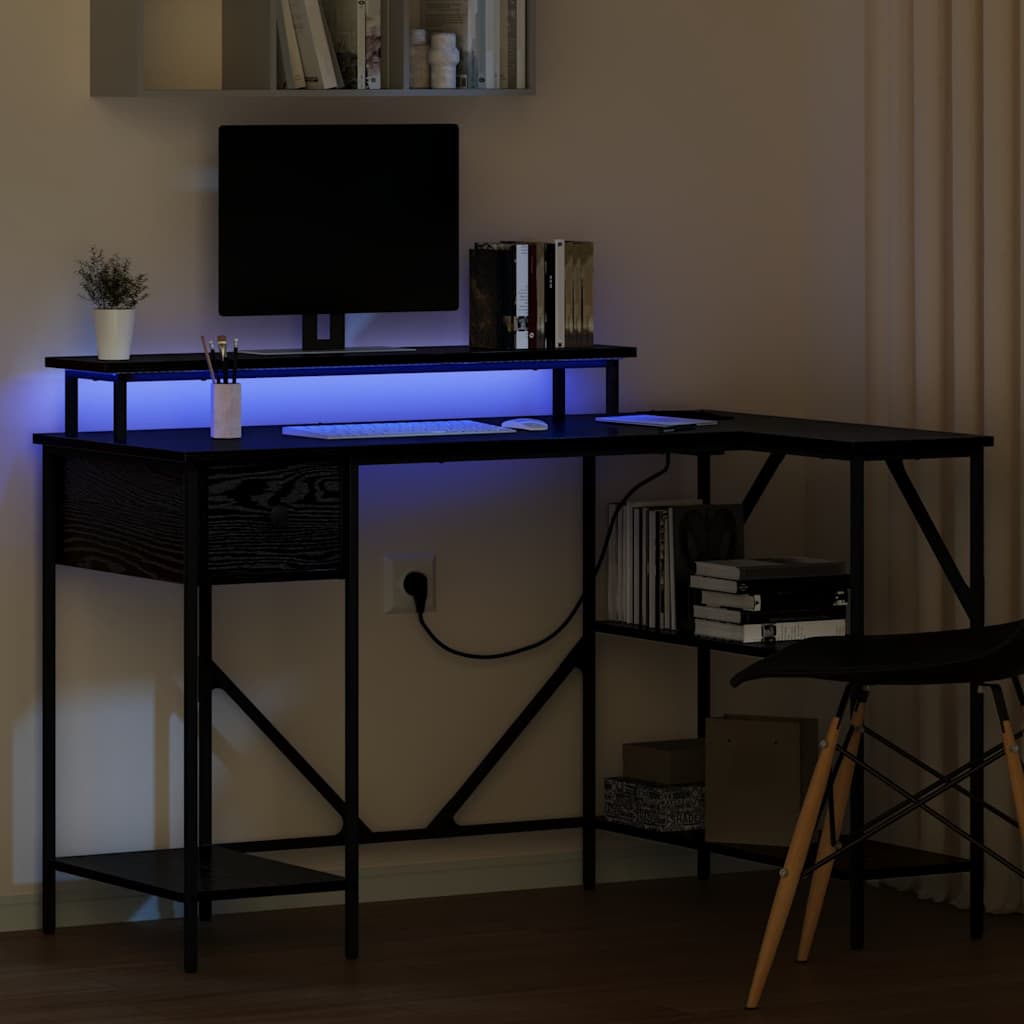 Asztal Fekete tölgy Szerelt Fa 120 x 79 x 86,5 cm