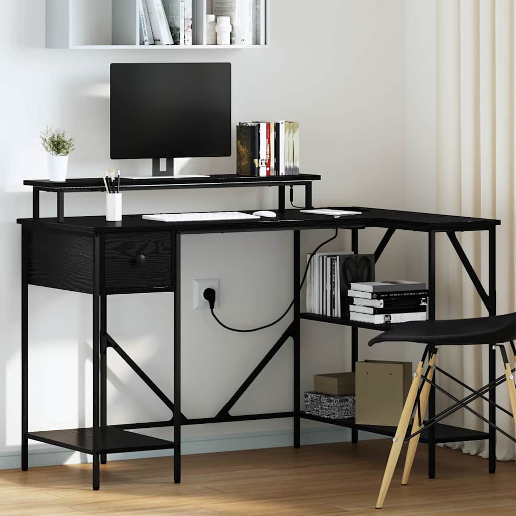 Asztal Fekete tölgy Szerelt Fa 120 x 79 x 86,5 cm