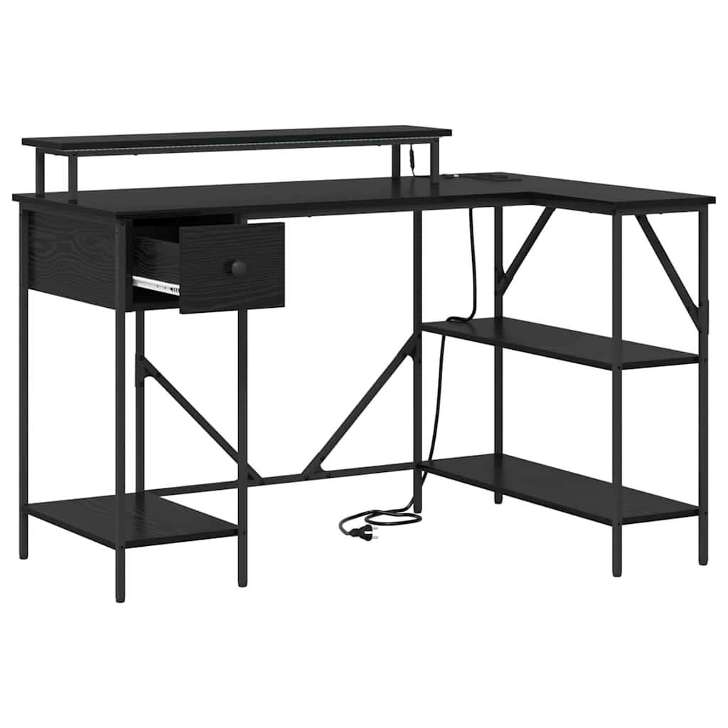 Asztal Fekete tölgy Szerelt Fa 120 x 79 x 86,5 cm