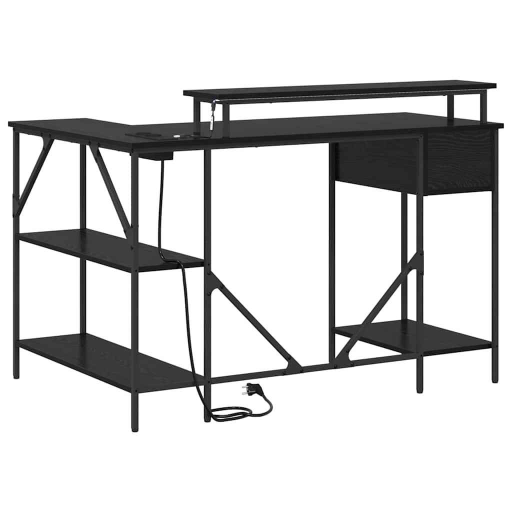 Asztal Fekete tölgy Szerelt Fa 120 x 79 x 86,5 cm