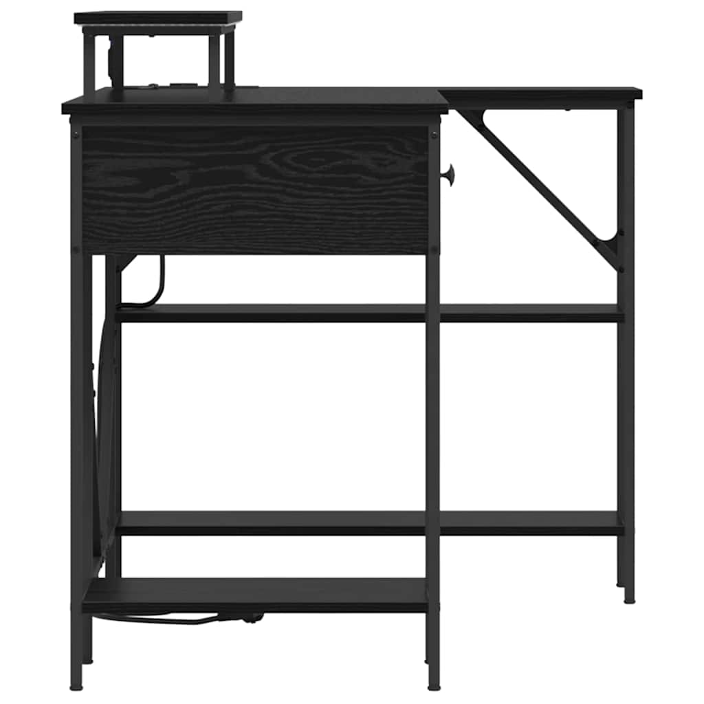 Asztal Fekete tölgy Szerelt Fa 120 x 79 x 86,5 cm