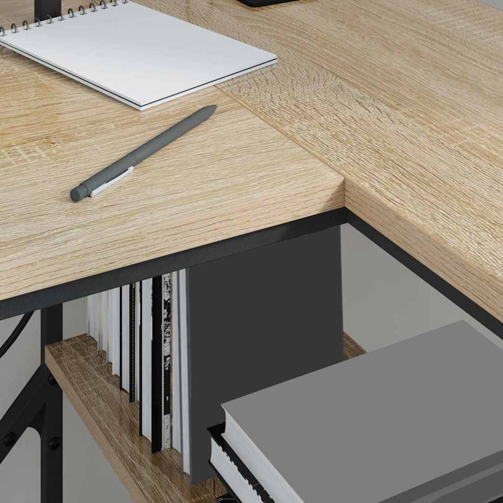 Asztal Sonoma tölgy Szerelt Fa 120 x 79 x 86,5 cm