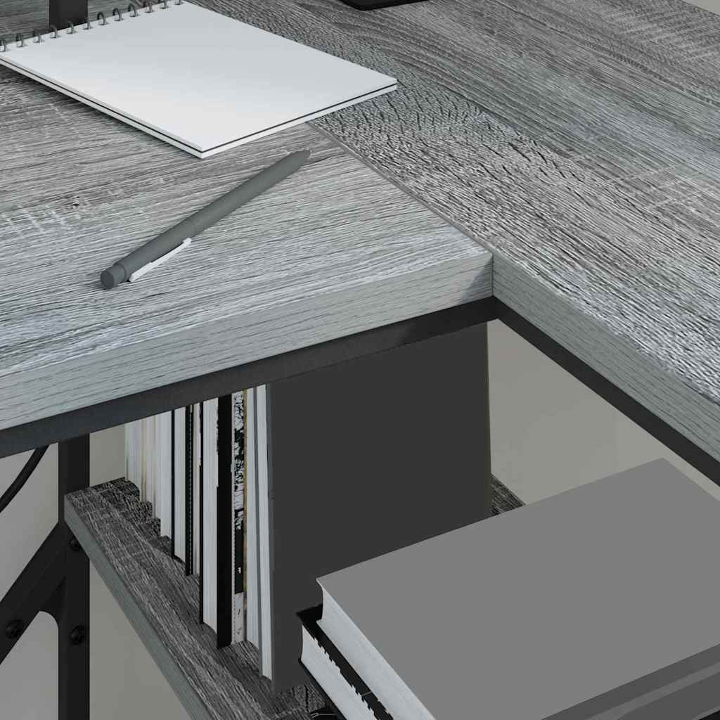 Asztal Szürke Sonoma Szerelt Fa 120 x 79 x 86,5 cm
