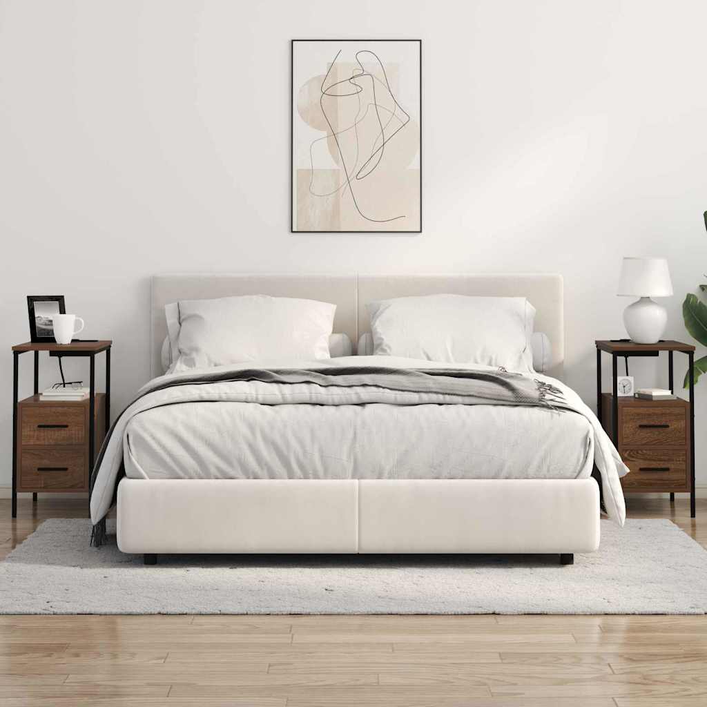 Éjjeliszekrény Barna Tölgy 30 x 48 x 61 cm Szerelt Fa
