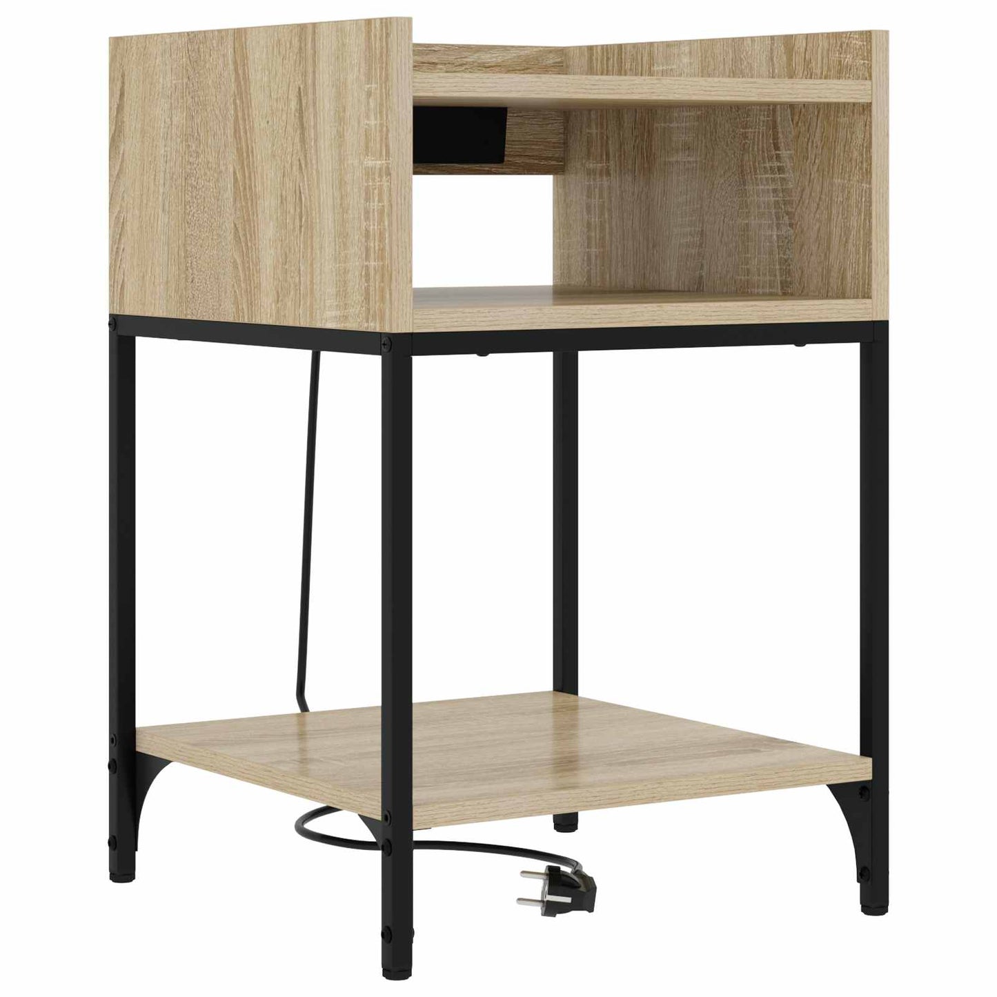 Éjjeliszekrény 2 pcs Sonoma tölgy 40 x 40 x 61 cm Faanyag