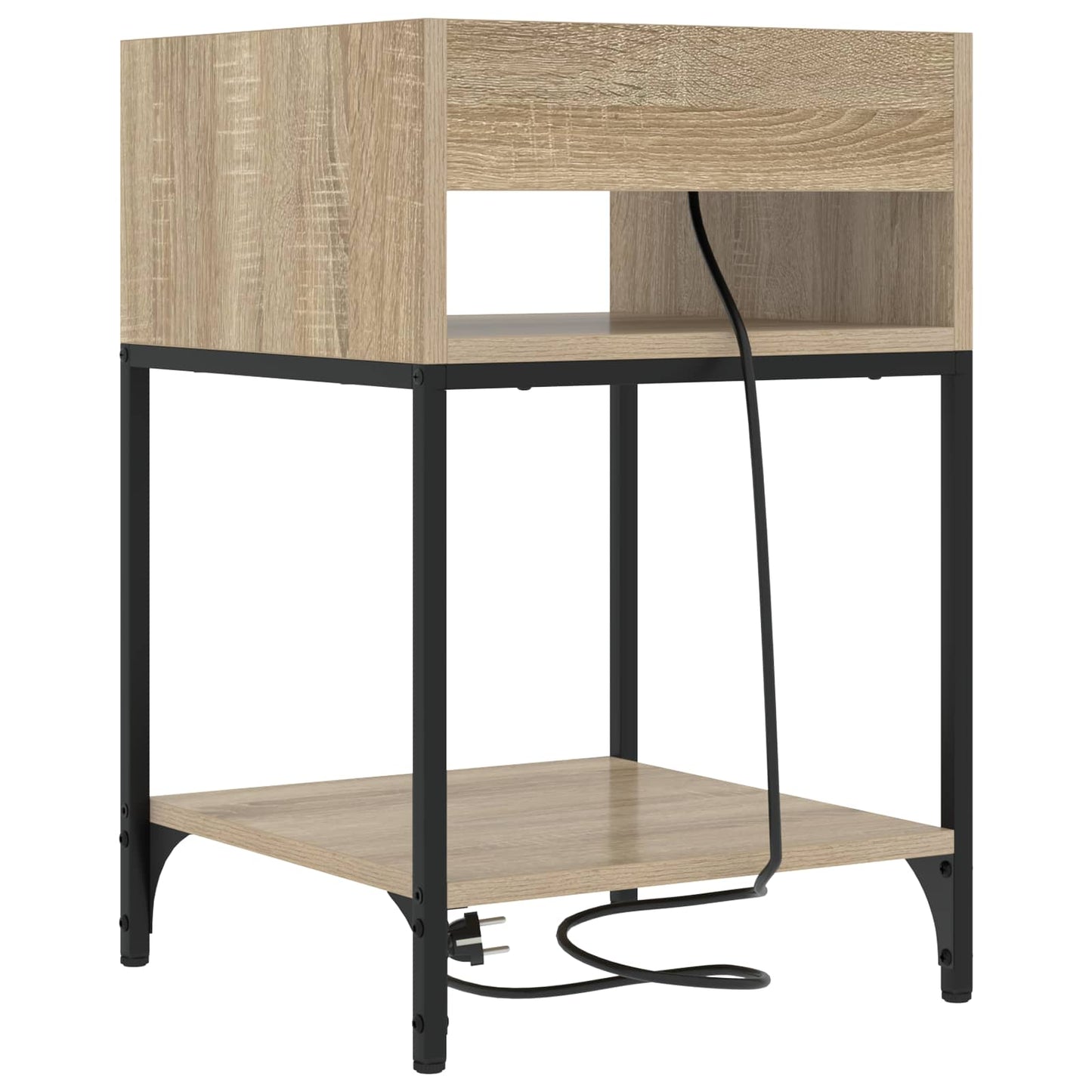 Éjjeliszekrény 2 pcs Sonoma tölgy 40 x 40 x 61 cm Faanyag
