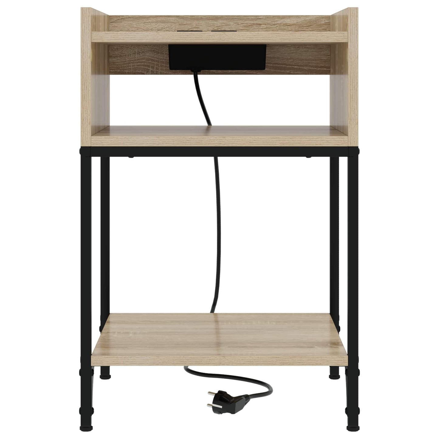 Éjjeliszekrény 2 pcs Sonoma tölgy 40 x 40 x 61 cm Faanyag