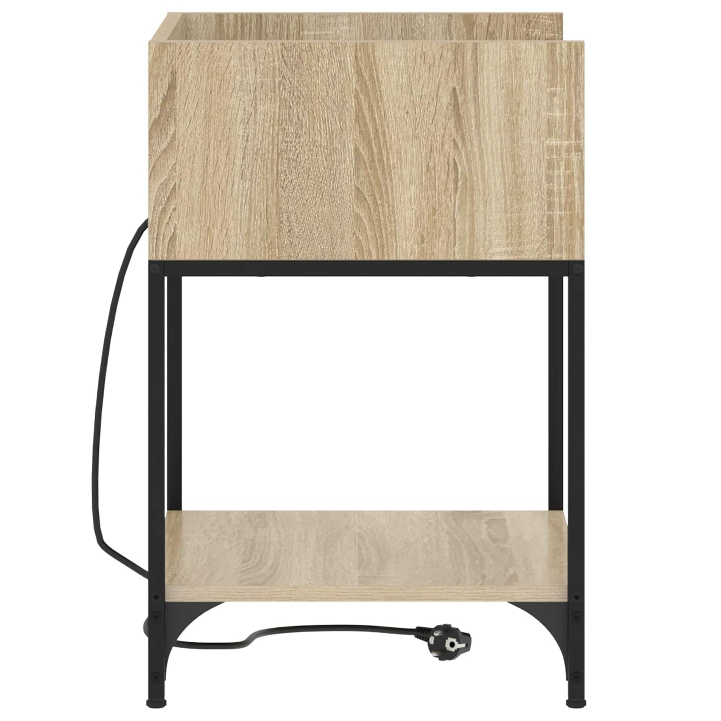 Éjjeliszekrény 2 pcs Sonoma tölgy 40 x 40 x 61 cm Faanyag