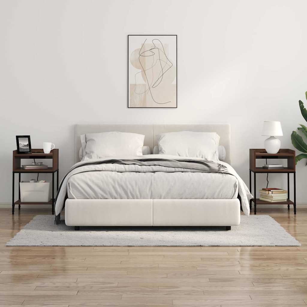 Éjjeliszekrény Barna Tölgy 40 x 40 x 61 cm Szerelt Fa