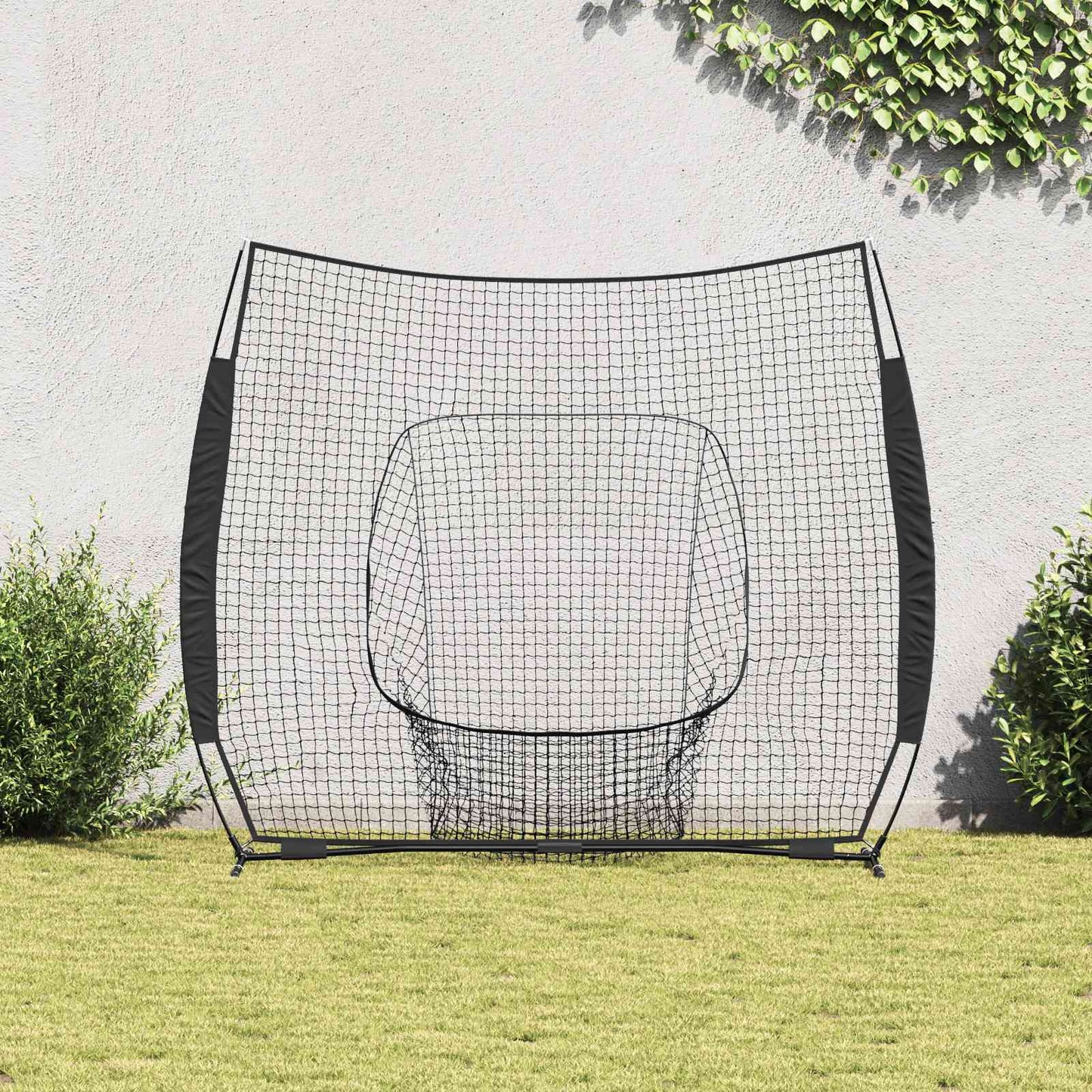 Baseball gyakorlóháló Fekete 250 x 106 x 209 cm Poliészter