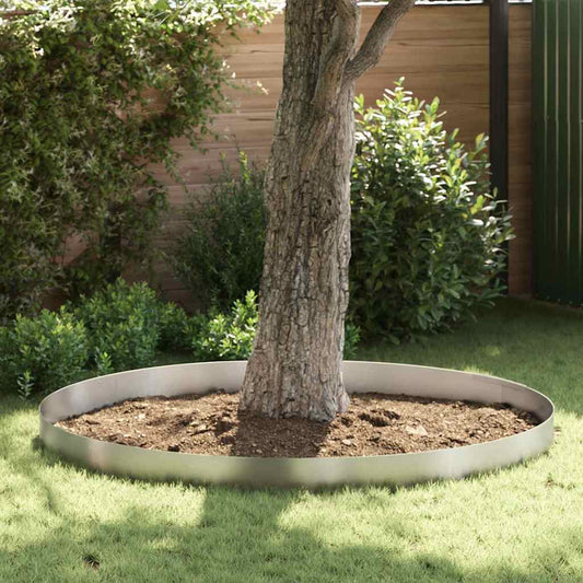 Fűszegélyezés 4 pcs Ezüst 450 x 0,05 x 20 cm Rozsdamentes acél