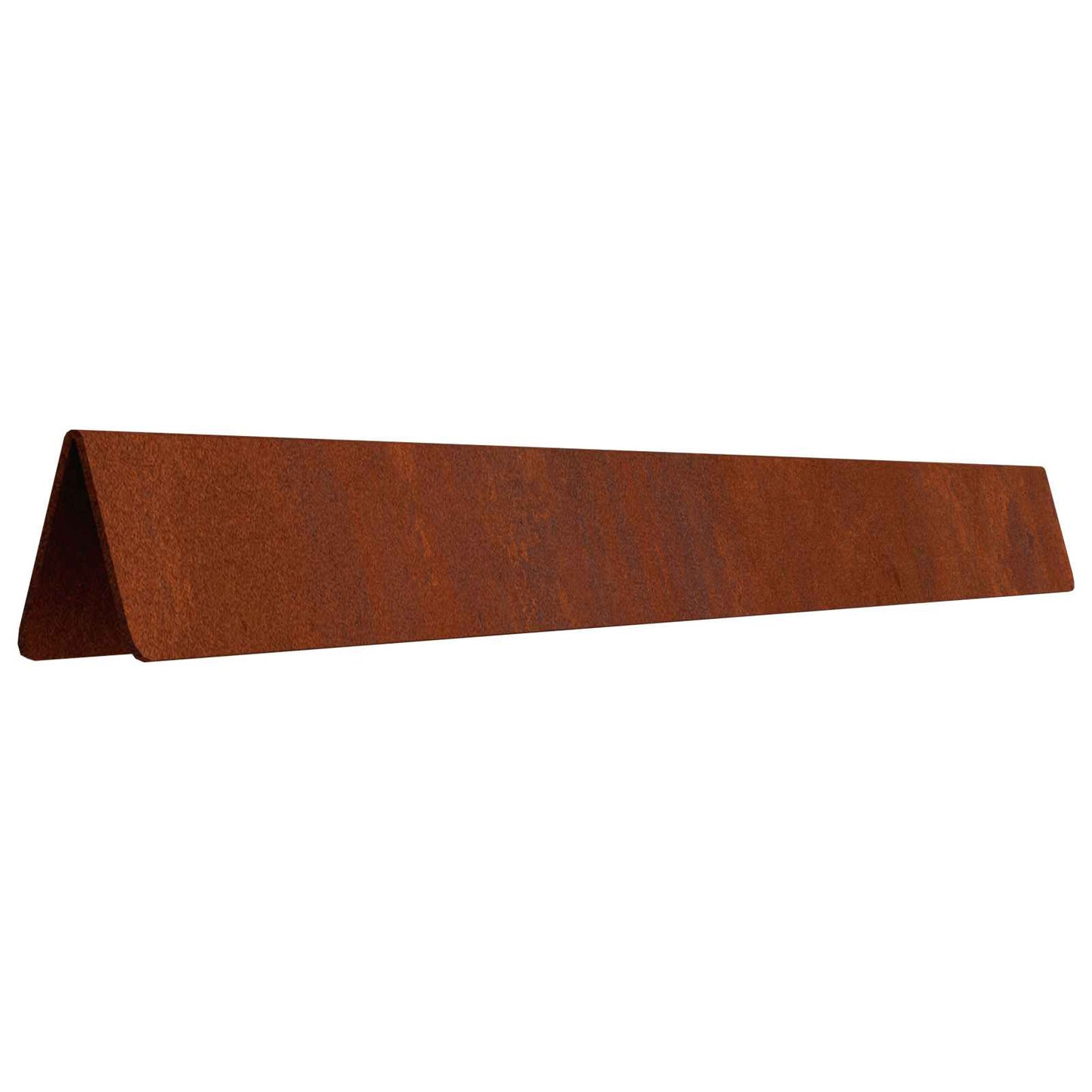 Fűszegélyezés 450 x 20 cm Időjárásálló acél Rozsdás