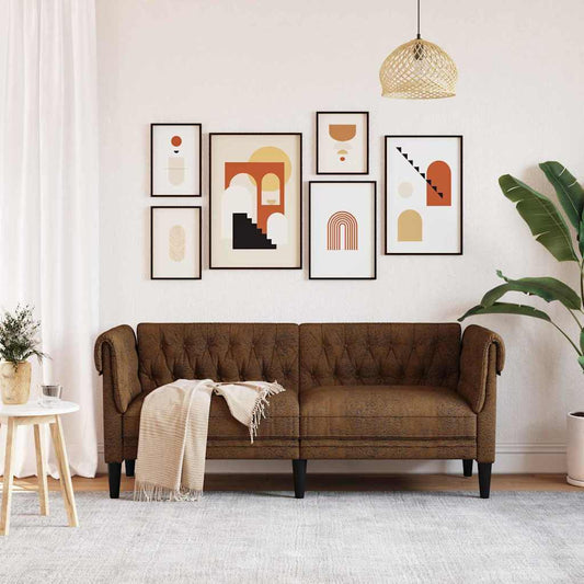 Kanapé Barna 182,5 x 74,5 x 74,5 cm Poliészter
