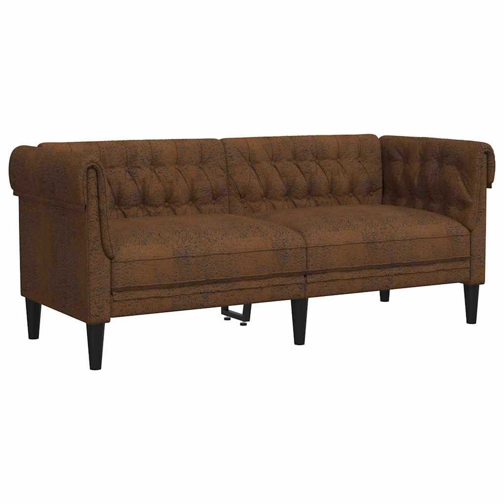 Kanapé Barna 182,5 x 74,5 x 74,5 cm Poliészter