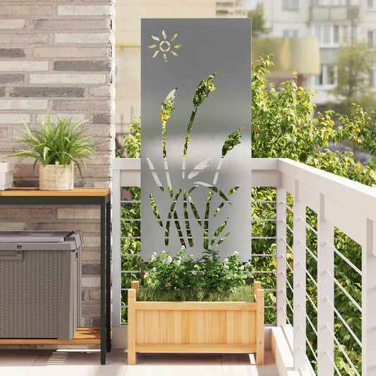 Kertvédő vászon Ezüst 50 x 140 cm Rozsdamentes acél