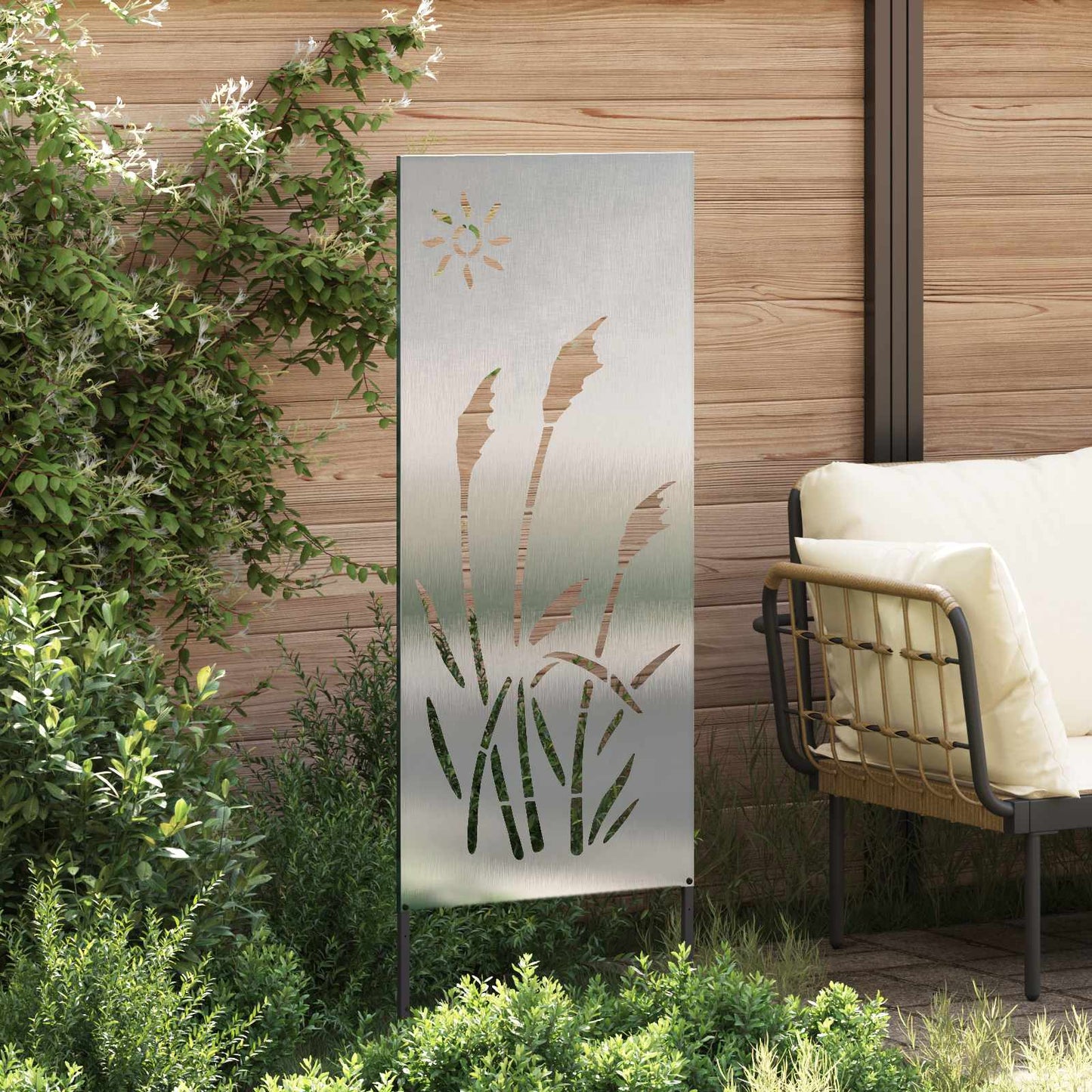 Kertvédő vászon Ezüst 50 x 140 cm Rozsdamentes acél