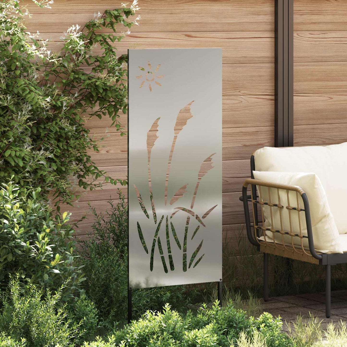 Kertvédő vászon Ezüst 50 x 140 cm Horganyzott acél