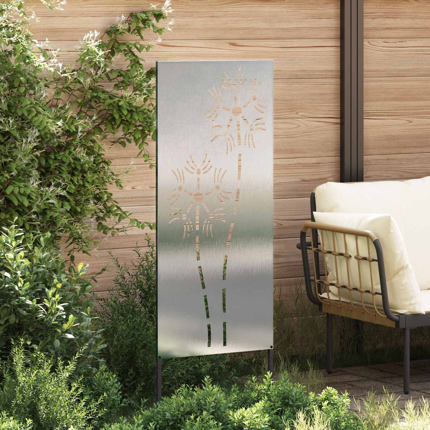 Kertvédő vászon Ezüst 50 x 140 cm Rozsdamentes acél