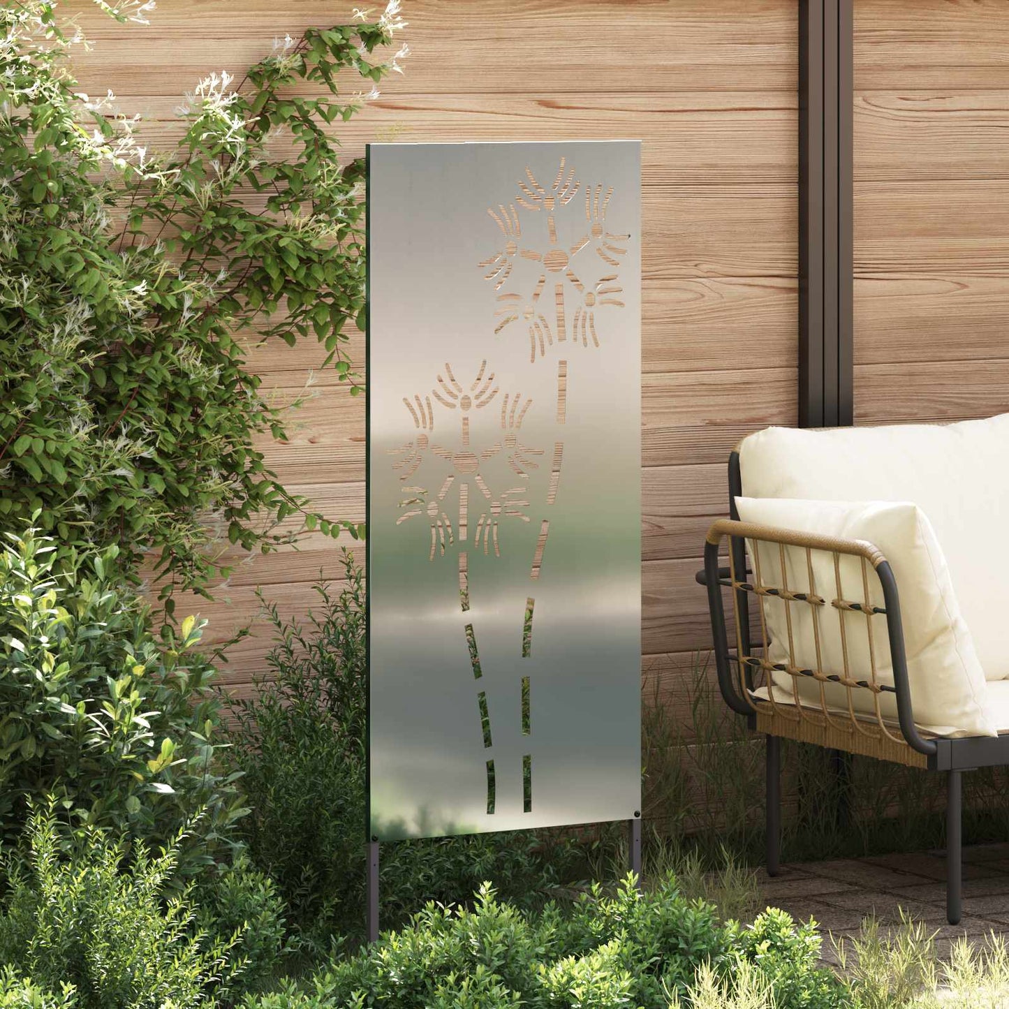 Kertvédő vászon Ezüst 50 x 140 cm Horganyzott acél