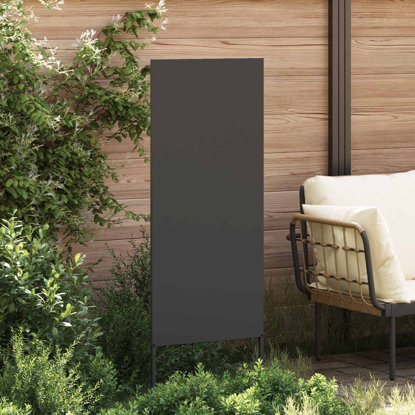 Kertvédő vászon Fekete 50 x 140 cm Hidegen hengerelt acél