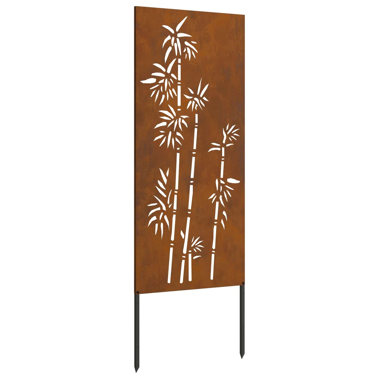 Kertvédő vászon Virágos Rozsdás 50 x 140 cm Időjárásálló acél