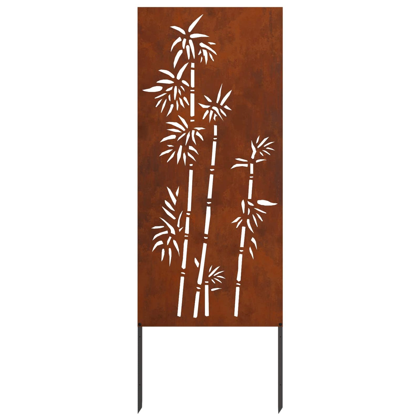 Kertvédő vászon Virágos Rozsdás 50 x 140 cm Időjárásálló acél