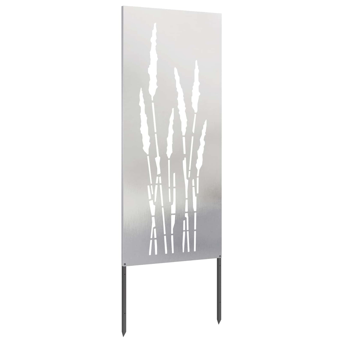 Kertvédő vászon Virágos Ezüst 50 x 140 cm Rozsdamentes acél