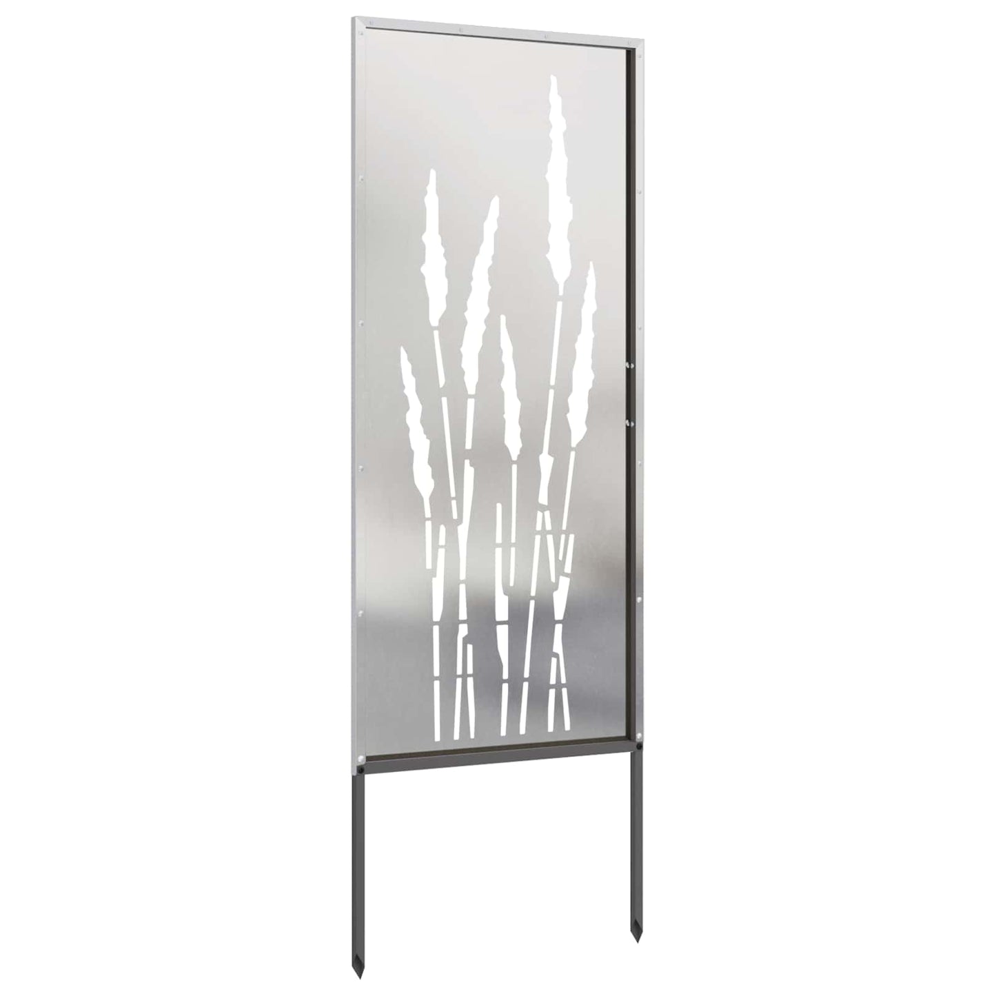 Kertvédő vászon Virágos Ezüst 50 x 140 cm Rozsdamentes acél