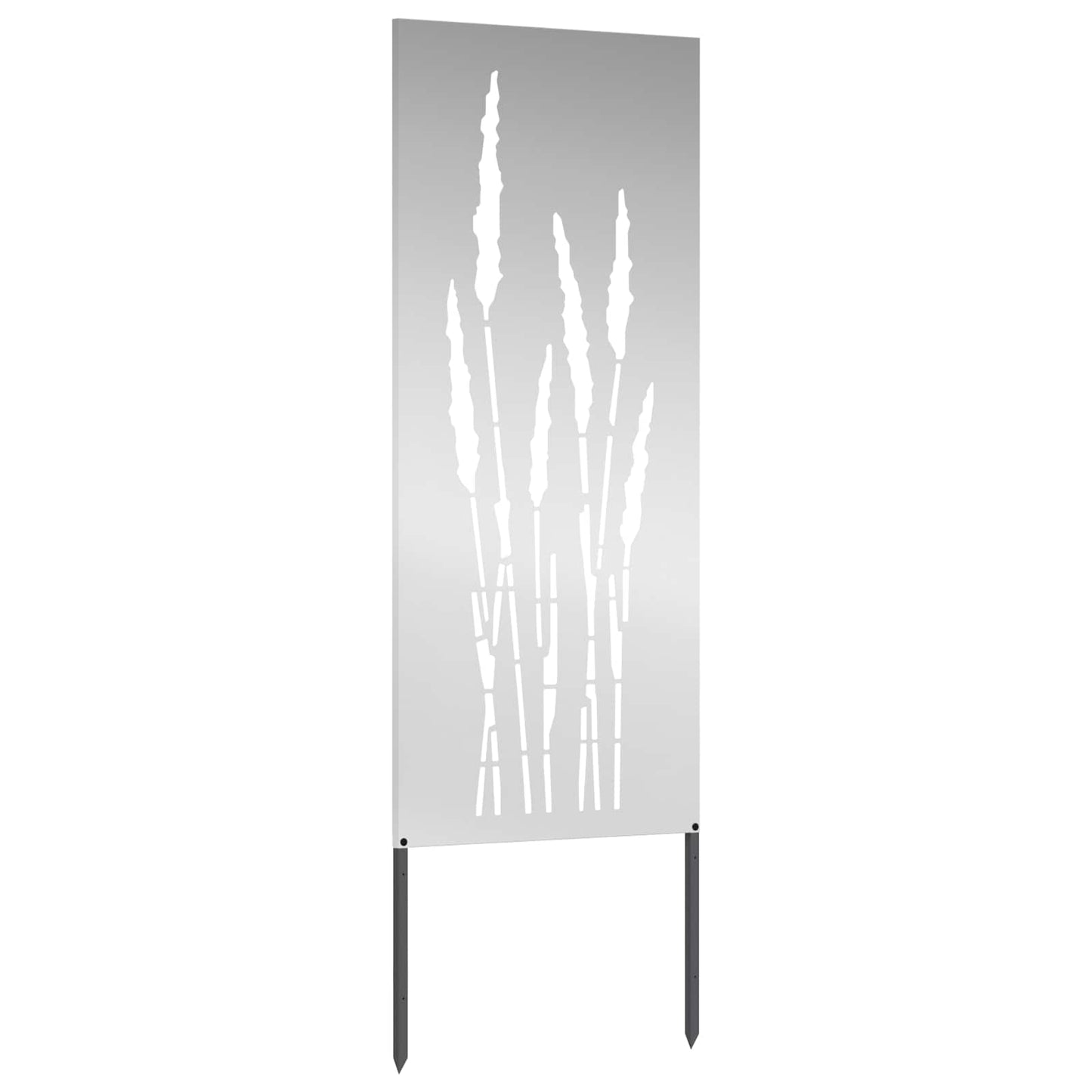 Kertvédő vászon Virágos Ezüst 50 x 140 cm Horganyzott acél