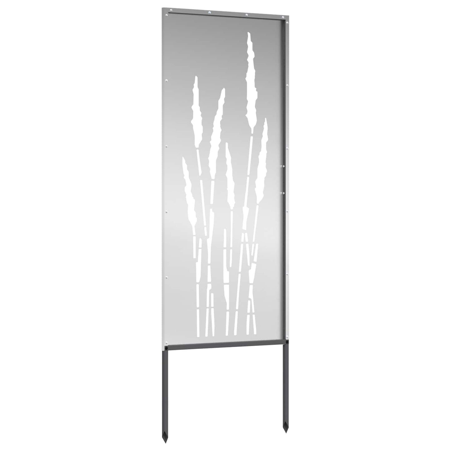 Kertvédő vászon Virágos Ezüst 50 x 140 cm Horganyzott acél