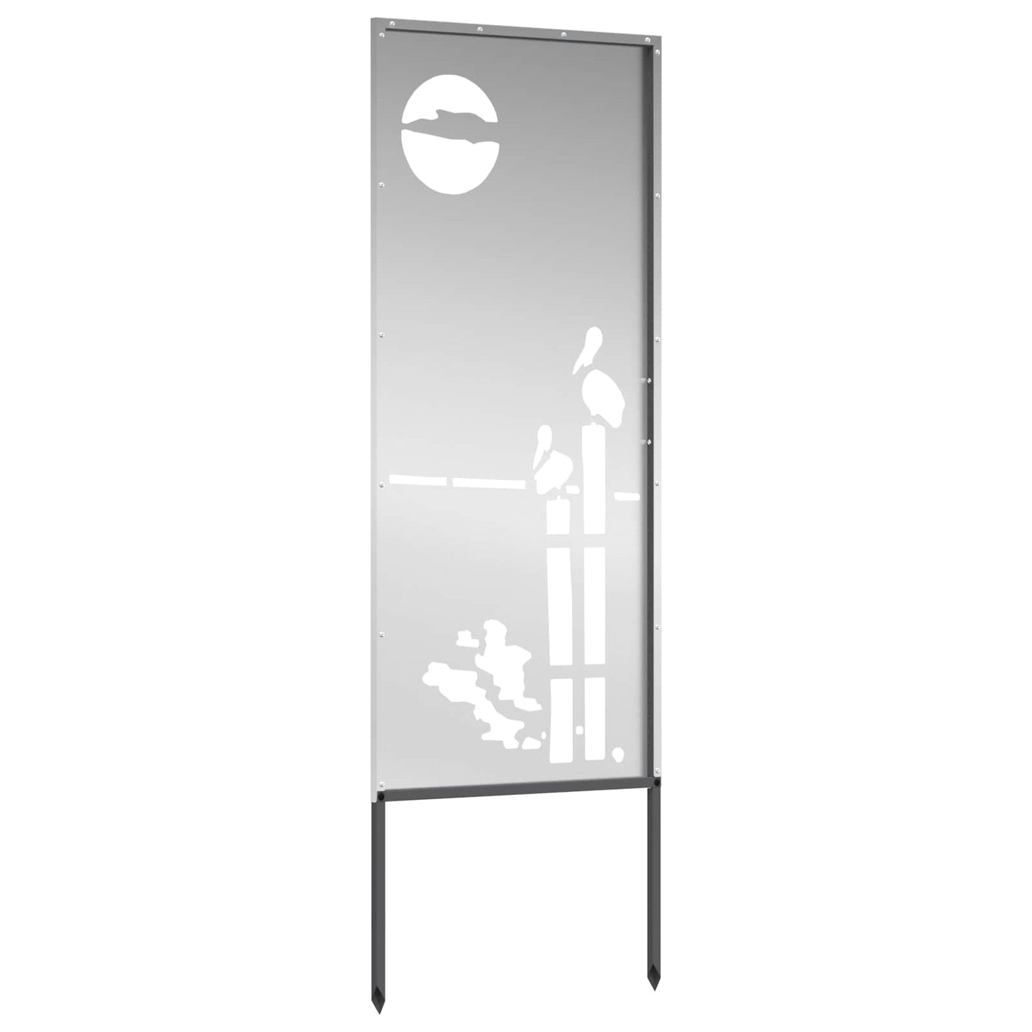Kertvédő vászon Ezüst 50 x 140 cm Horganyzott acél