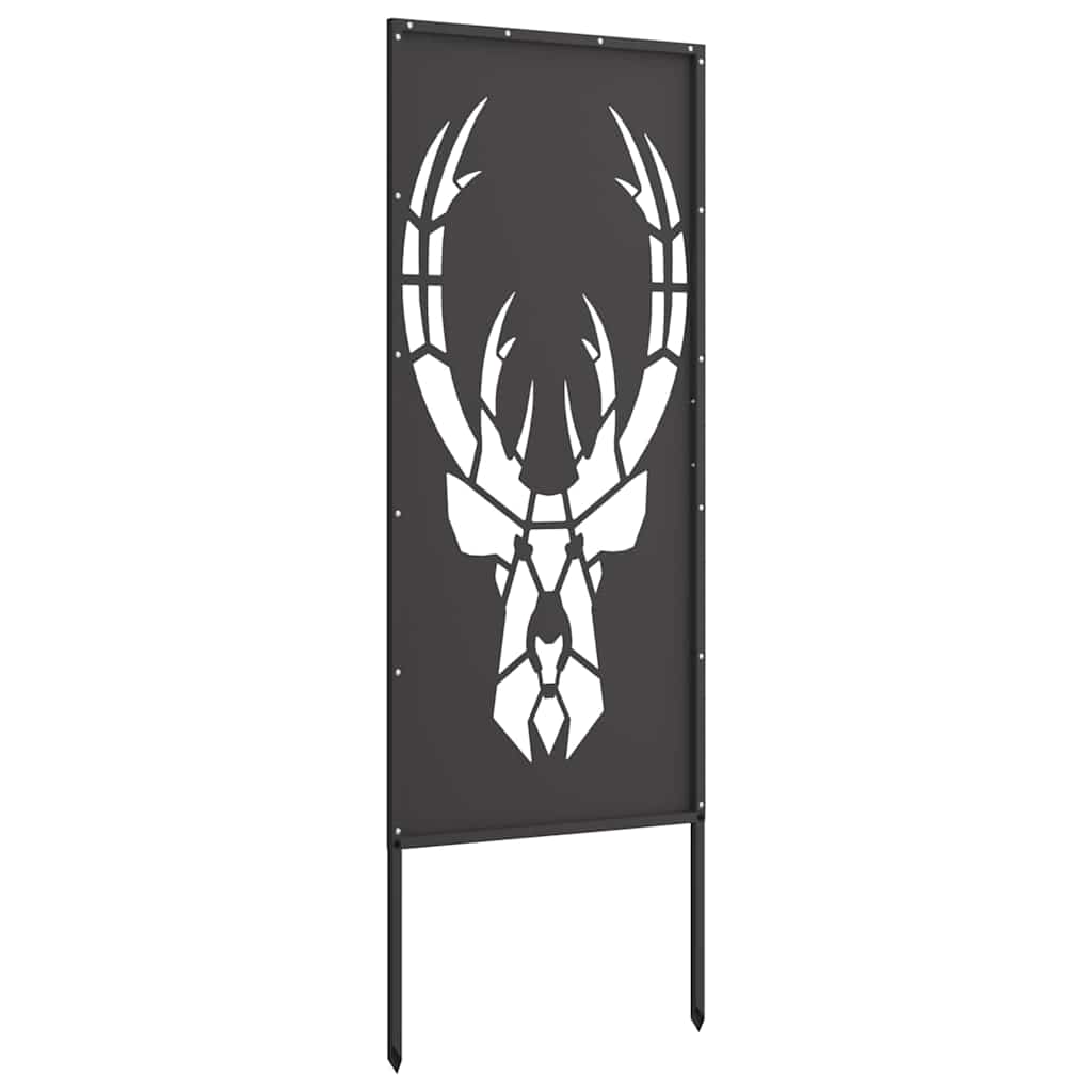 Kertvédő vászon Fekete 50 x 140 cm Hidegen hengerelt acél