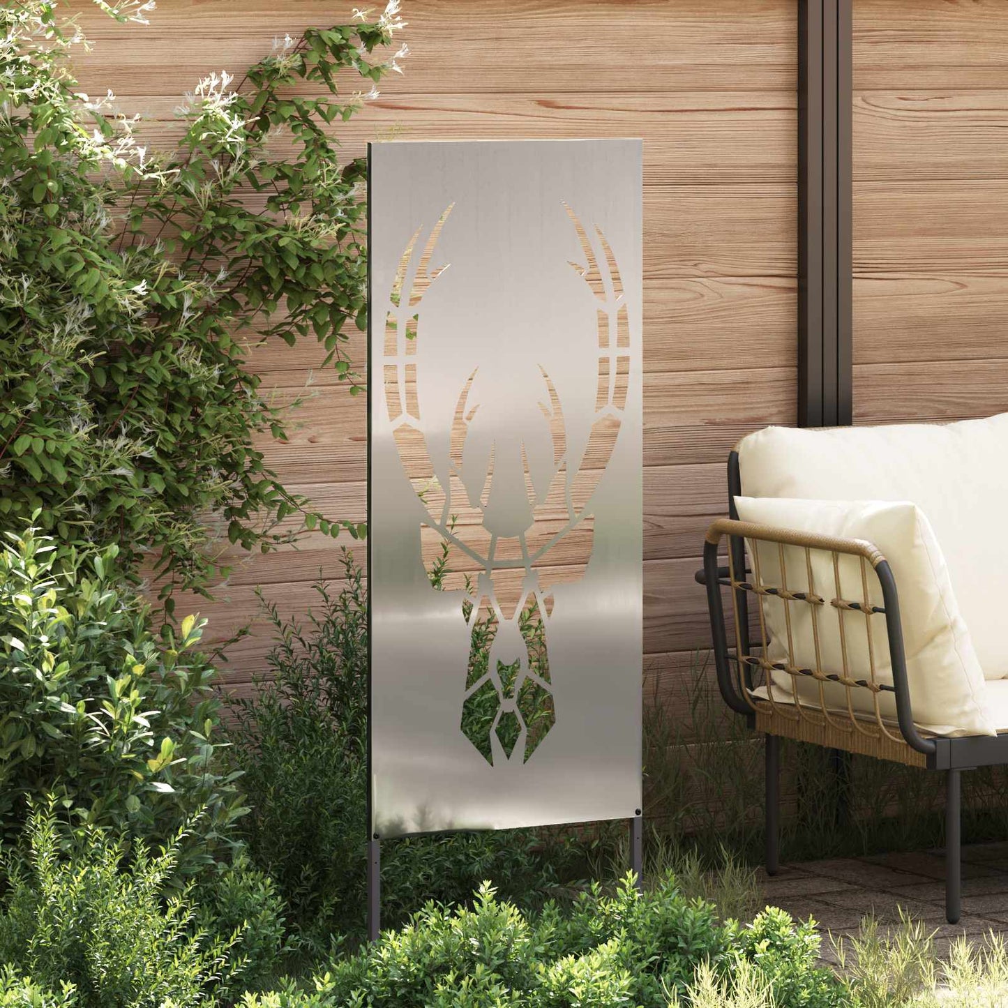 Kertvédő vászon Állatnyomat Ezüst 50 x 140 cm Horganyzott acél