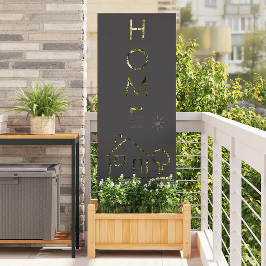 Kertvédő vászon Fekete 50 x 140 cm Hidegen hengerelt acél