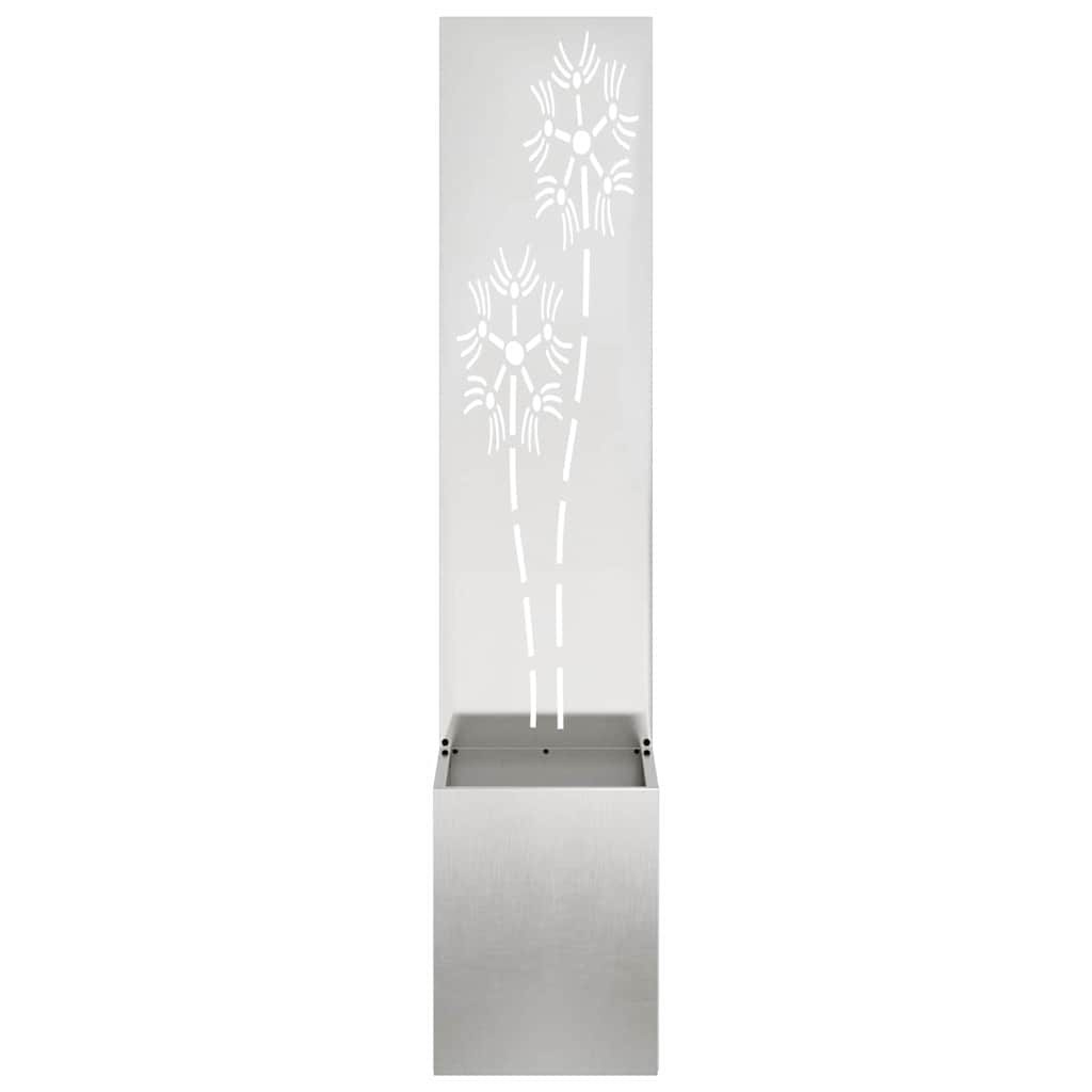 Kertvédő vászon Ezüst 32 x 32 x 150 cm Rozsdamentes acél