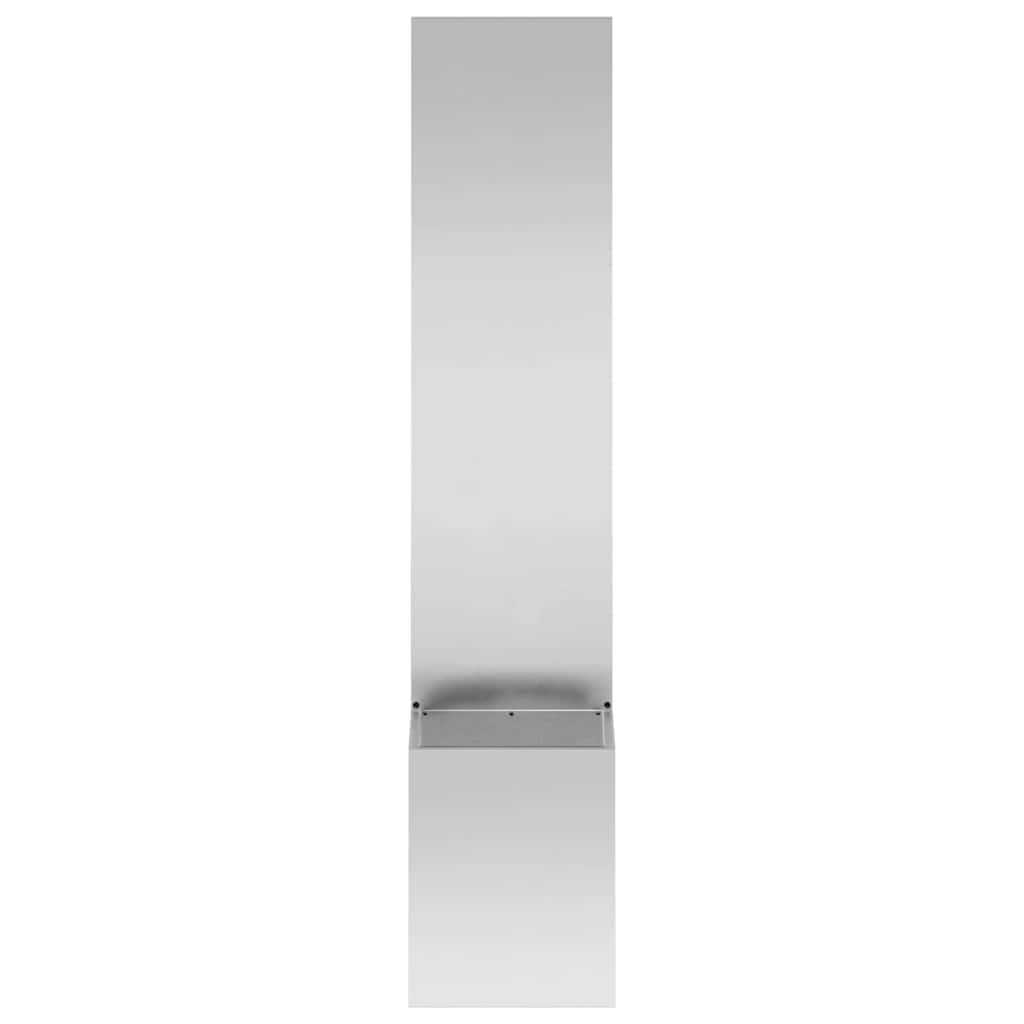 Kertvédő vászon Ezüst 32 x 32 x 150 cm Horganyzott acél