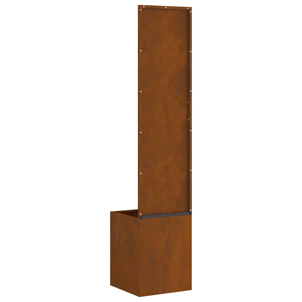Kertvédő vászon Rozsdás 32 x 32 x 150 cm időjárásálló acél
