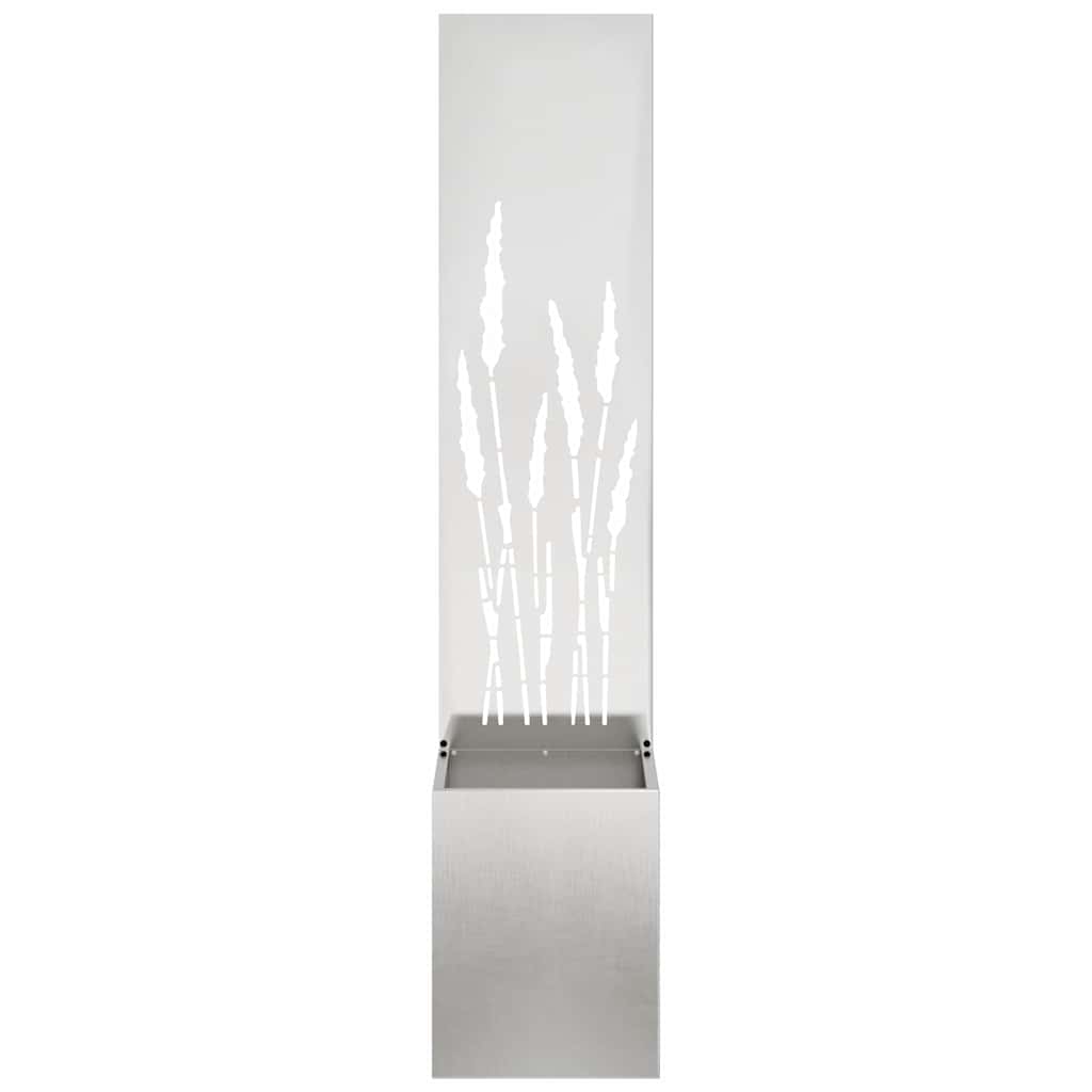 Kertvédő vászon Ezüst 32 x 32 x 150 cm Rozsdamentes acél