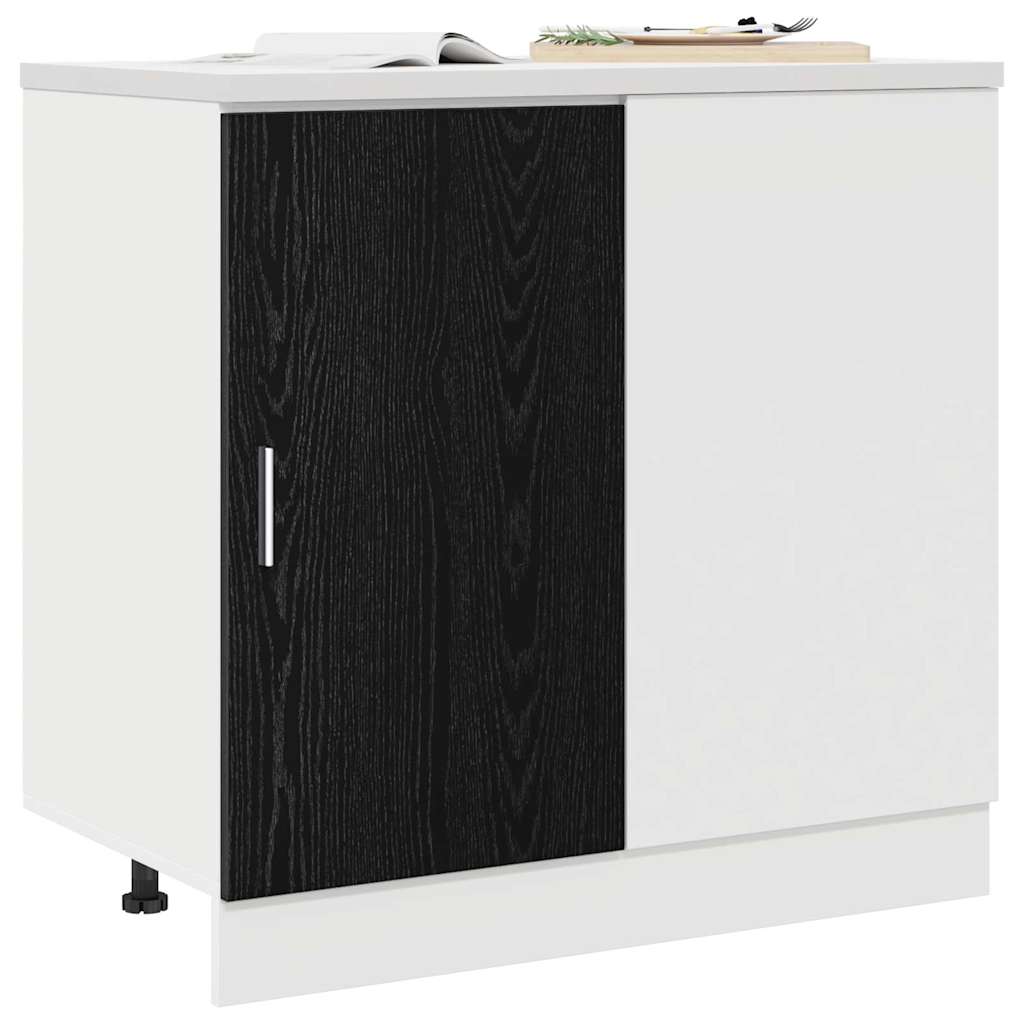 Konyha sarok alap szekrény Musta tammi 86 x 46 x 81,5 cm