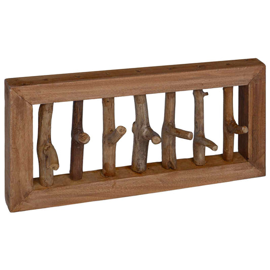 Kabát Kampó Természetes 50 x 10 x 25 cm Tömör Mahagóni Fa