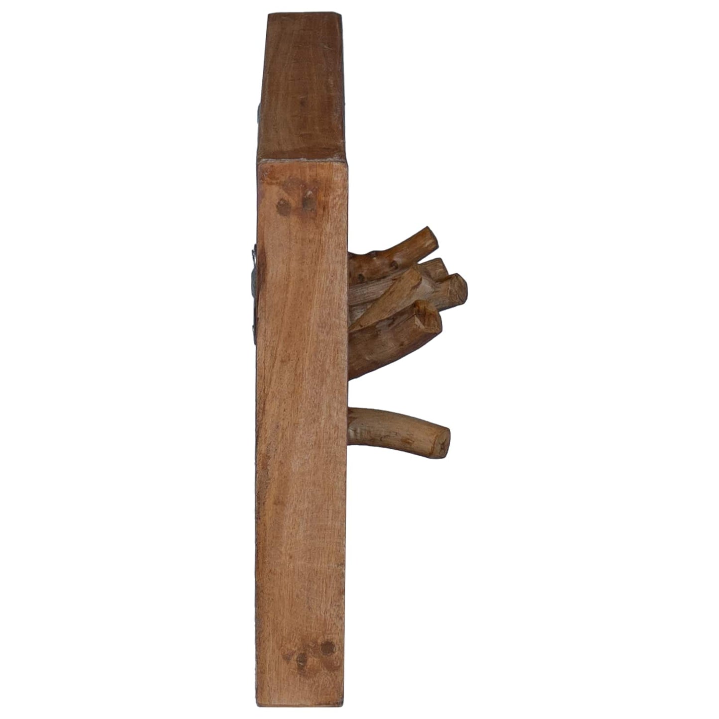 Kabát Kampó Természetes 50 x 10 x 25 cm Tömör Mahagóni Fa